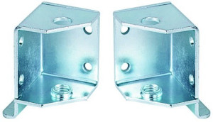 Doppelwinkel mit Gewinde M8 (Paar)