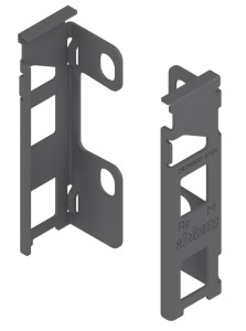 Holzrückwandhalter Set M BLUM LEGRABOX pure, Oriongrau