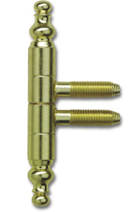 Einbohrband mit Zierkopf vermessingt Rolle 11mm