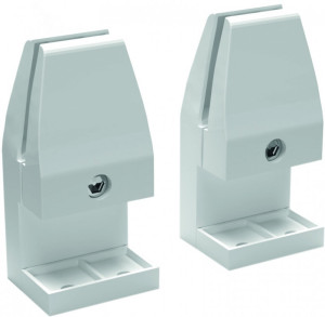 Schallschutzpanel-Tischklemme OK-LINE L, weiss, 25-38mm