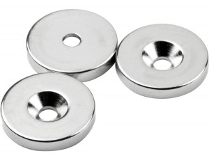 Scheibenmagnet mit Bohrung Ø 23 mm H 4mm