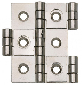 Paravantscharnier 50x21 mm für Holzstärke 15 mm