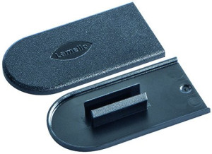 Abdeckkappen LAMELLO CABINEO schwarz