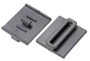 Adapter für Sockelblenden-Clip zum Eindrehen in Blenden mit Nut (10 Stück)