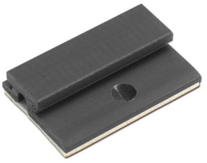 Adapter für Sockelblenden-Clip zum Ankleben und Anschrauben an Blenden (10 Stück)