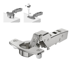 Topfscharnier sensys 8645i 110° Flash (einliegende Tür)