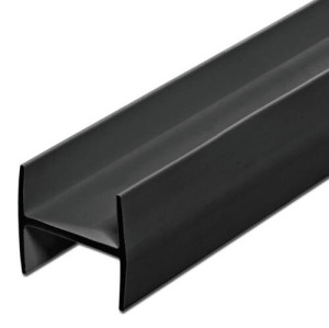 H-Profil, 19 mm, Tiefschwarz, 2600mm