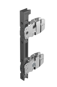 AvanTech YOU Frontbefestigung für Zarge, Höhe 187mm, zum Anschrauben