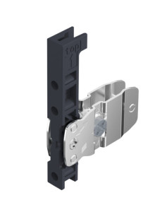 AvanTech YOU Frontbefestigung für Zarge, Höhe 139 mm, zum Anschrauben