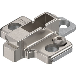 Kreuzmontageplatten BLUM CLIP 6mm, für Systemschrauben ø 6mm