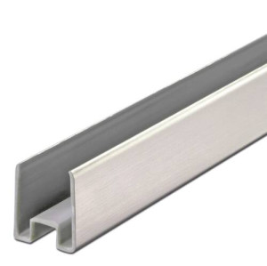Wangenprofil, 19 mm, Edelstahlfarbig, 250 cm