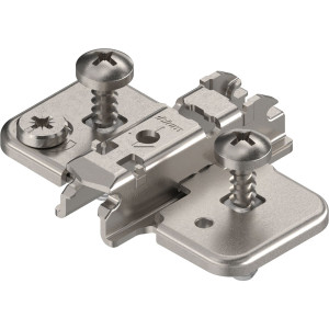 BLUM CLIP Exzenter Kreuzmontageplatte, Stahl, EXPANDO, Distanz 3 mm
