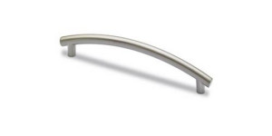 Möbelgriff -Bathia- Bohrabstand 128mm Edelstahl Optik