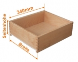 Holzschubkastenlänge 340mm, Breite von 701mm bis 800mm