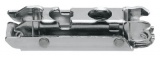 CLIP Anschraub-Montageplatte gerade 3mm für Senkholzschrauben