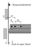 Öffnungssystem Push-to-open Silent 10kg für Actro 5D / Actro YOU