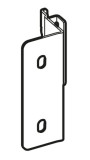 Rückwand Eckverbinder Hettich AvanTech You, Höhe 101 mm, silber, links