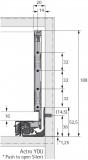 Hettich AvanTech YOU Set Zarge Höhe 187mm, NL 300mm, silber, 40kg