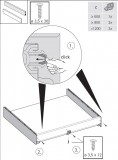 Hettich AvanTech YOU Set Zarge Höhe 187mm, NL 300mm, silber, 40kg