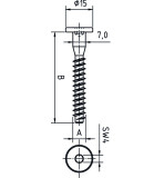 Verbindungsschrauben mit Spezialgewinde zur Direktverschraubung