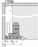 Actro 5D Vollauszug mit Silent System 650mm XL bis 70kg