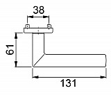 Drückergarnituren HOPPE E1140Z/E42KV/E42KVS Stockholm  BB-Lochung