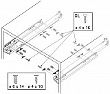 Actro 5D Vollauszug mit Silent System 650mm XL bis 70kg