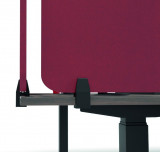 Schallschutzpanel-Tischklemme OK-LINE L, weiss, 25-38mm