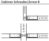 Schraube für LAMELLO CABINEO X 8